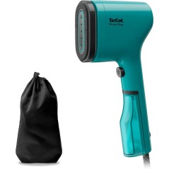 Tefal Pure Pop DT2024E1 Handheld Fabric Steamer 1300W - Effortless Wrinkle Removal in Green!